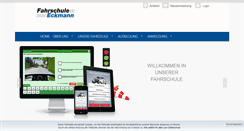 Desktop Screenshot of fahrschule-eckmann.de