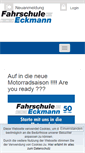 Mobile Screenshot of fahrschule-eckmann.de